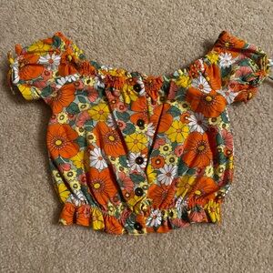 NEVER WORN! Boboli 70s inspired toddler top